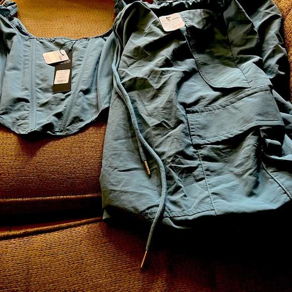 Cargo skirt corset top 100%nylon - Picture 3 of 6